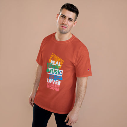 Champion-T-Shirt mit Typografie-Motiv
