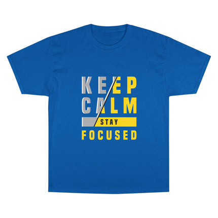 Champion-T-Shirt mit Typografie-Motiv