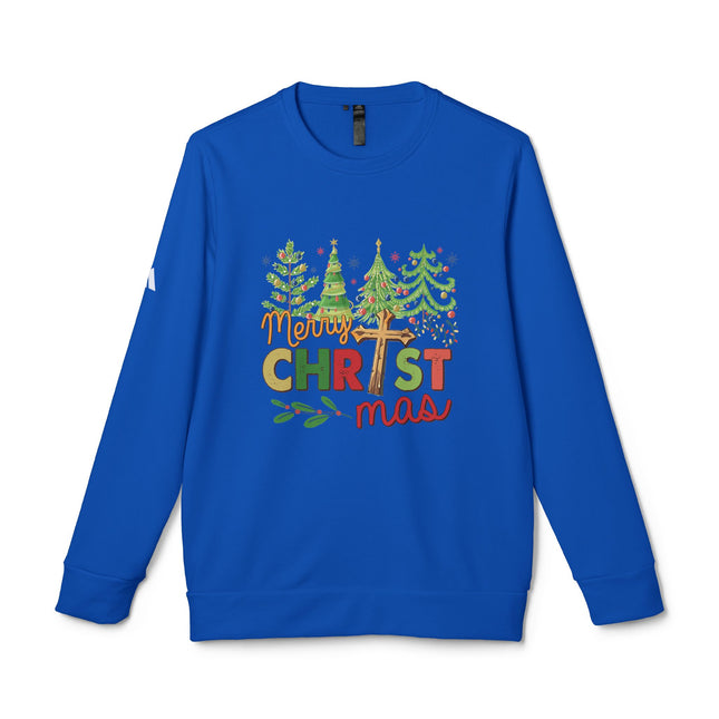 Christmas themed Adidas Unisex Fleece Crewneck Sweatshirt