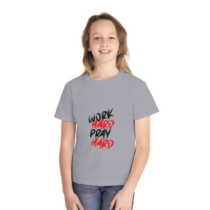 Typography themed Youth Midweight Tee