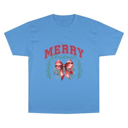 Champion-T-Shirt mit Weihnachtsmotiv
