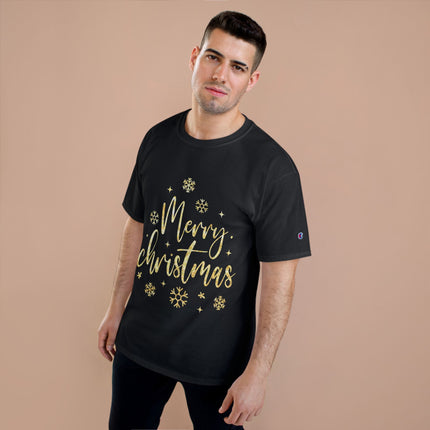 Champion-T-Shirt mit Weihnachtsmotiv