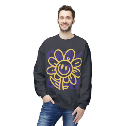 Unisex-Sweatshirt mit Rundhalsausschnitt aus mittelschwerem Softstyle-Fleece