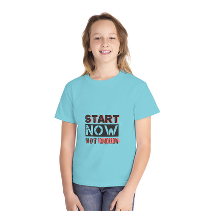 Typography themed Youth Midweight Tee
