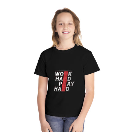 Typography themed Youth Midweight Tee