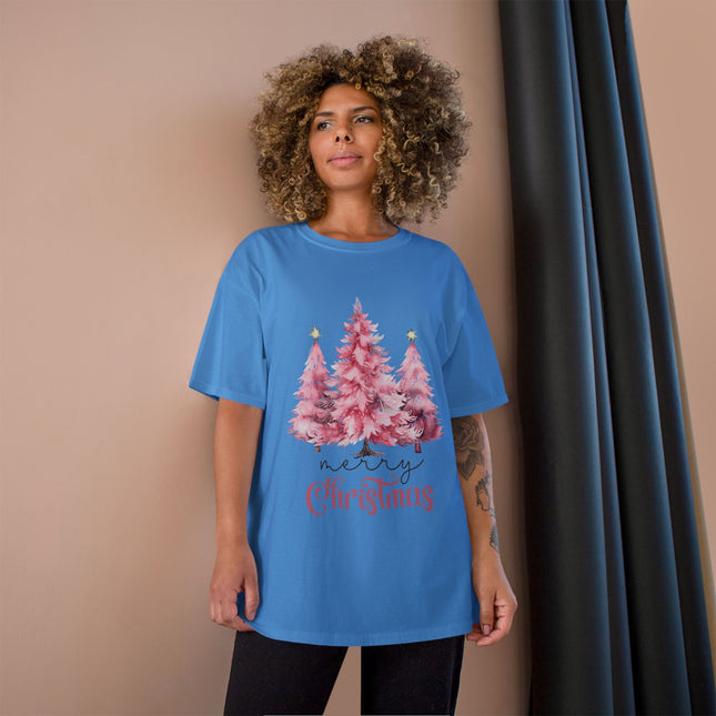 Champion-T-Shirt mit Weihnachtsmotiv