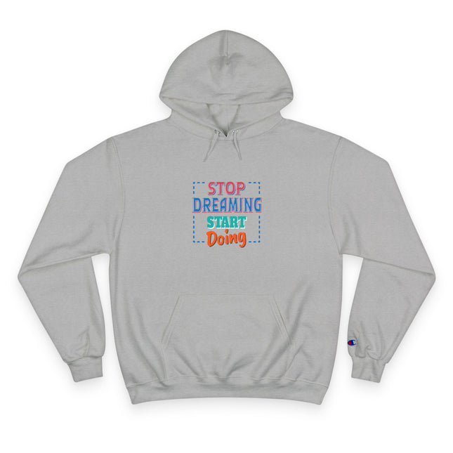 Typography themed Champion Hoodie