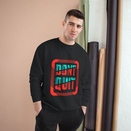 Champion-Sweatshirt mit Typografie-Motiv
