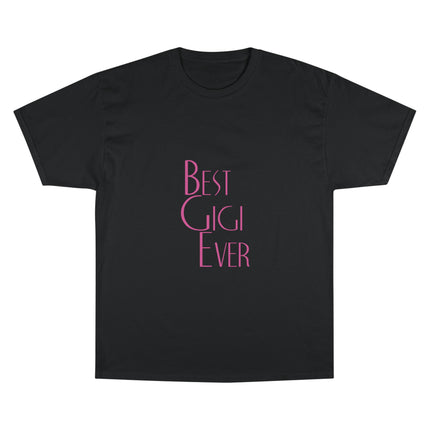 Champion-T-Shirt mit Typografie-Motiv