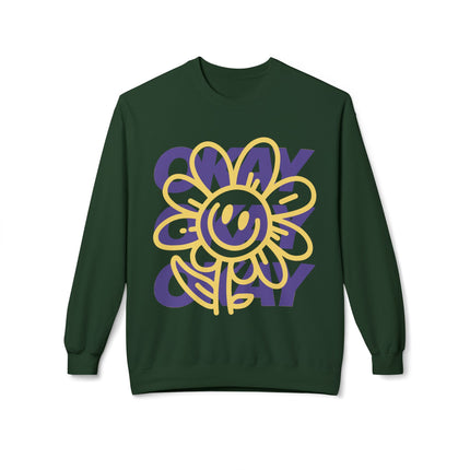 Unisex-Sweatshirt mit Rundhalsausschnitt aus mittelschwerem Softstyle-Fleece