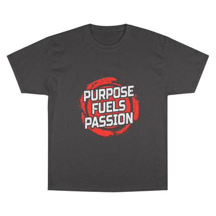 Champion-T-Shirt mit Typografie-Motiv