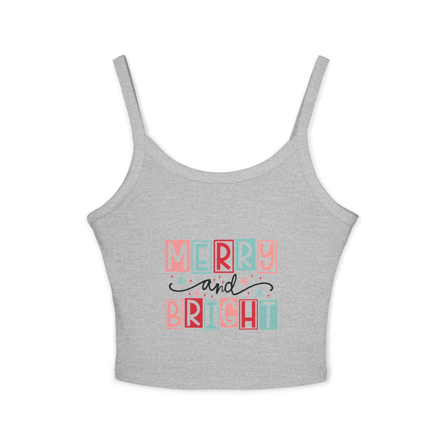 Weihnachtsmotiv Damen Spaghettiträger Tank Top 