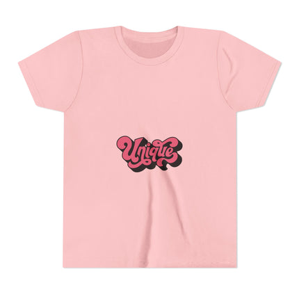 Kurzärmeliges Jugend-T-Shirt mit Typografie-Motiv