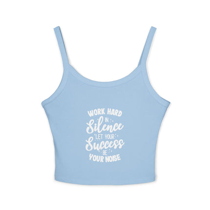 Typografie Themen Damen Spaghetti Strap Tank Top 