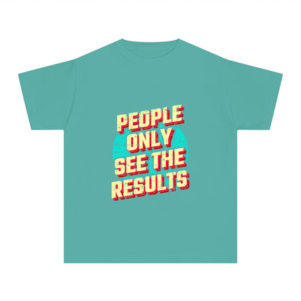 Typography themed Youth Midweight Tee