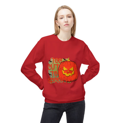 Halloween-Themen-Unisex-Midweight-Softstyle-Fleece-Crewneck-Sweatshirt