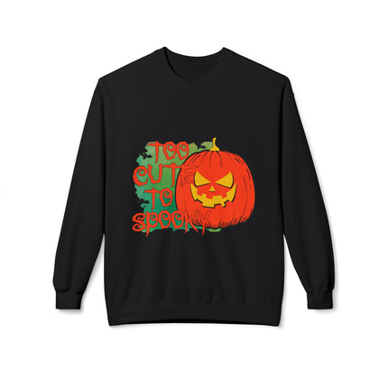 Halloween-Themen-Unisex-Midweight-Softstyle-Fleece-Crewneck-Sweatshirt
