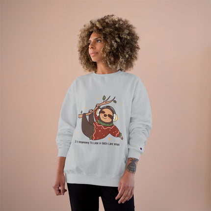 Christmas themed Champion Sweatshirt
