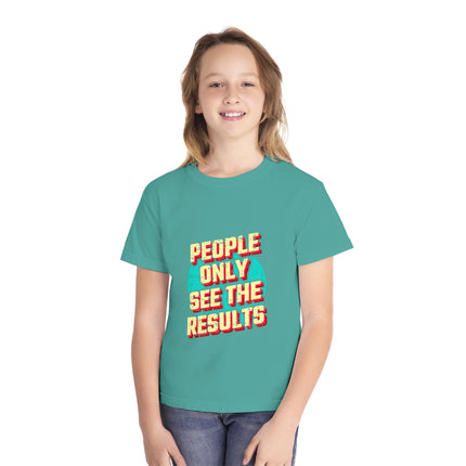 Typography themed Youth Midweight Tee