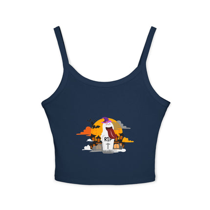 Halloween-Themen Damen Spaghetti Strap Tank Top 