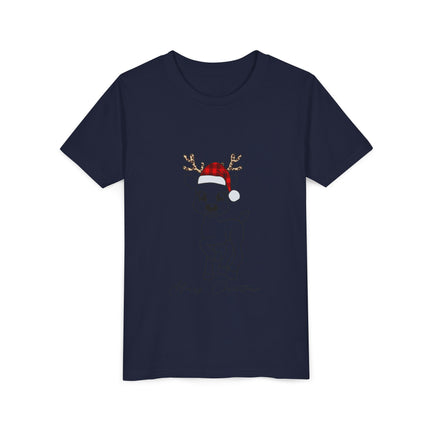 Kurzärmeliges T-Shirt für Jugendliche mit Weihnachtsmotiv