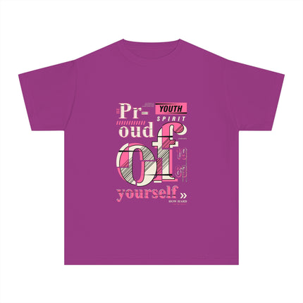 Typography themed Youth Midweight Tee