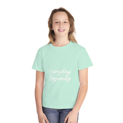 Typography themed Youth Midweight Tee