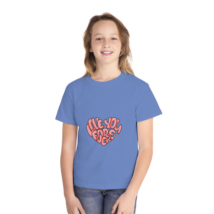 Typography themed Youth Midweight Tee