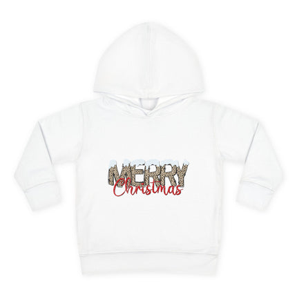Christmas themed Toddler Pullover Fleece Hoodie