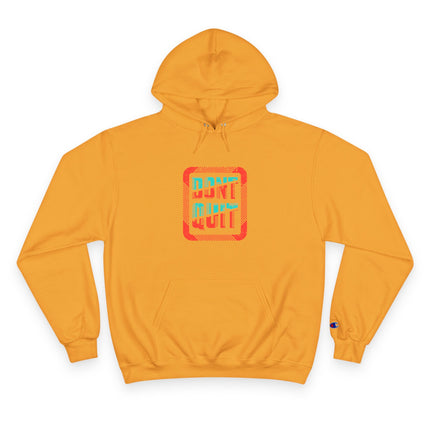 Typography themed Champion Hoodie