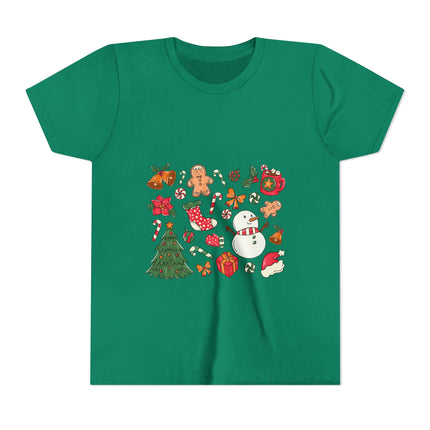 Christmas themed Youth Short Sleeve Tee