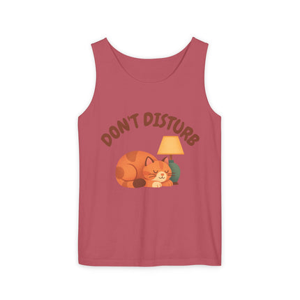 Dont Disturb Graphic design Unisex Garment-Dyed Tank Top