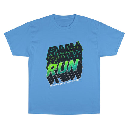 Champion-T-Shirt mit Typografie-Motiv