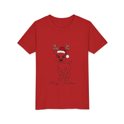 Kurzärmeliges T-Shirt für Jugendliche mit Weihnachtsmotiv