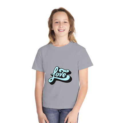 Typography themed Youth Midweight Tee