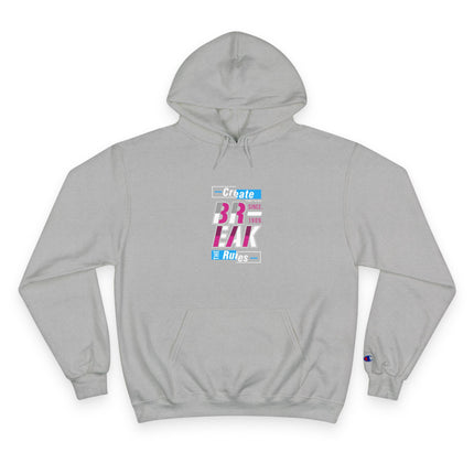 Typography themed Champion Hoodie