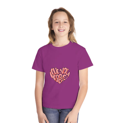 Typography themed Youth Midweight Tee