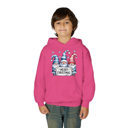 Christmas themed Youth Heavy Blend Hooded Sweatshirt