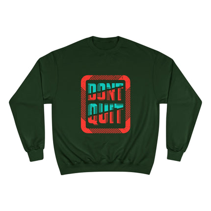 Champion-Sweatshirt mit Typografie-Motiv