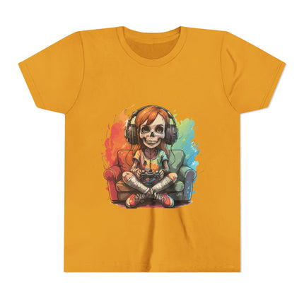 Halloween-Kurzarm-T-Shirt für Jugendliche