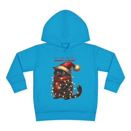 Christmas themed Toddler Pullover Fleece Hoodie