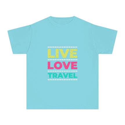 Typography themed Youth Midweight Tee