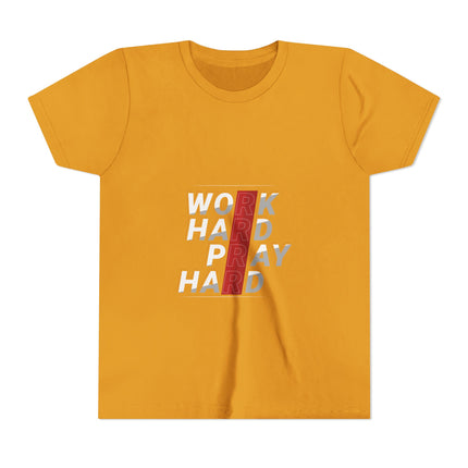 Typography themed Youth Short Sleeve Tee