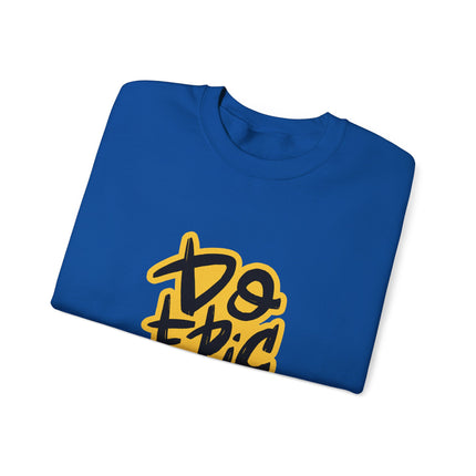 Unisex Heavy Blend Crewneck Sweatshirt mit Typografie-Motiv