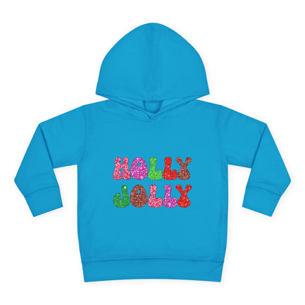Christmas themed Toddler Pullover Fleece Hoodie