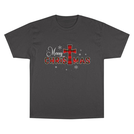 Champion-T-Shirt mit Weihnachtsmotiv