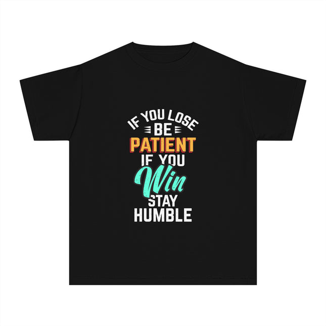 Typography themed Youth Midweight Tee
