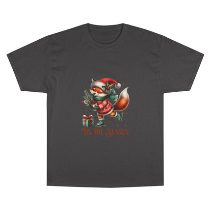 Champion-T-Shirt mit Weihnachtsmotiv
