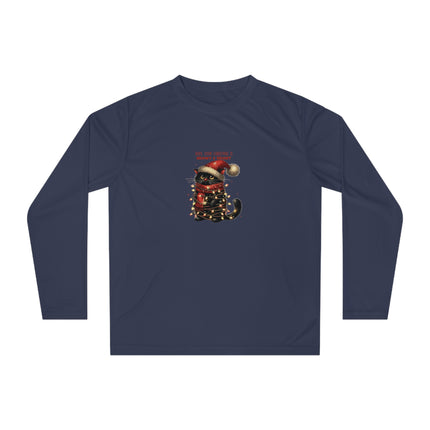 Christmas themed Unisex Performance Long Sleeve Shirt