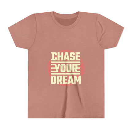 Kurzärmeliges Jugend-T-Shirt mit Typografie-Motiv